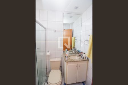 Banheiro da Suíte de apartamento à venda com 3 quartos, 157m² em Inconfidentes, Contagem