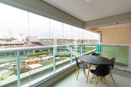 Varanda de apartamento à venda com 1 quarto, 44m² em Campo Belo, São Paulo