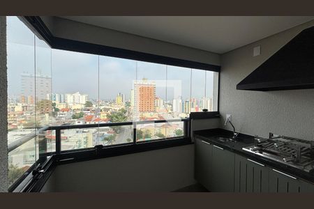 Sala - Sala de Jantar Varanda de apartamento para alugar com 2 quartos, 64m² em Parque das Nações, Santo André