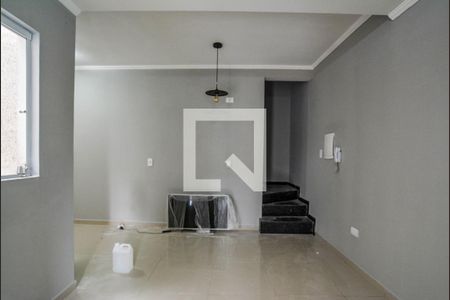 Sala de apartamento à venda com 2 quartos, 80m² em Vila Valparaíso, Santo André
