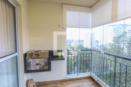 Varanda da sala  de apartamento para alugar com 2 quartos, 68m² em Centro, Diadema