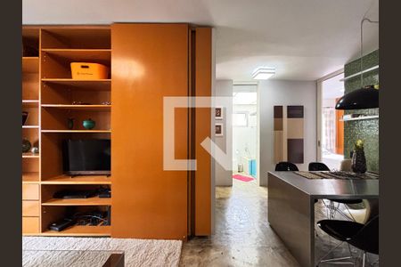 Sala de apartamento para alugar com 2 quartos, 62m² em Vila Nova Conceição, São Paulo
