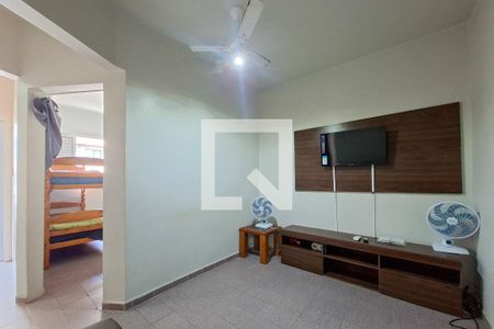 Sala de apartamento para alugar com 1 quarto, 48m² em Vila Tupi, Praia Grande