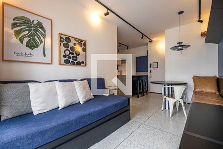 Sala/Cozinha de apartamento para alugar com 1 quarto, 43m² em Jardim Paulista, São Paulo