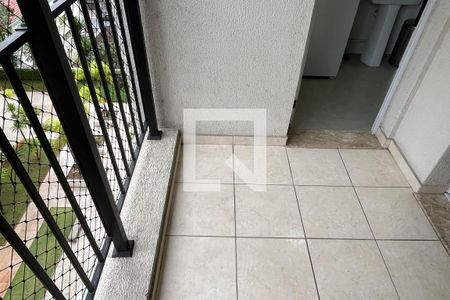Varanda da Sala de apartamento para alugar com 2 quartos, 64m² em Marapé, Santos