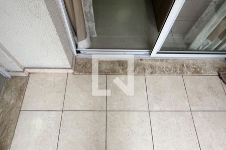 Varanda da Sala de apartamento para alugar com 2 quartos, 64m² em Marapé, Santos
