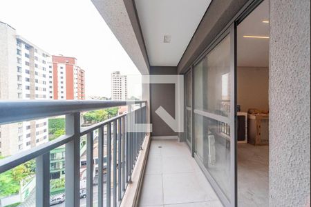Varanda  de apartamento à venda com 3 quartos, 227m² em Vila Gilda, Santo André
