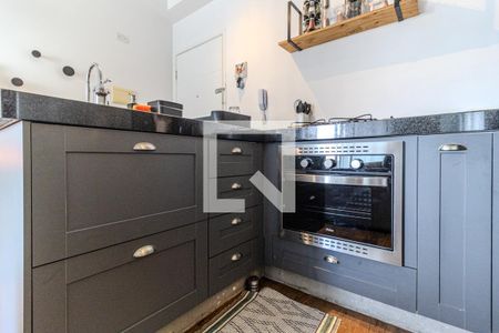 Cozinha de apartamento à venda com 1 quarto, 35m² em Campos Elíseos, São Paulo