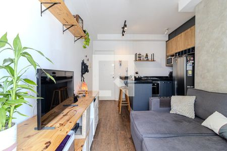 Sala de apartamento à venda com 1 quarto, 35m² em Campos Elíseos, São Paulo