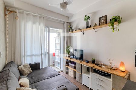 Sala de apartamento à venda com 1 quarto, 35m² em Campos Elíseos, São Paulo