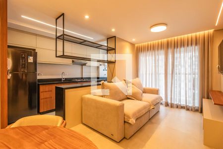 Sala de apartamento para alugar com 1 quarto, 54m² em Alphaville Industrial, Barueri