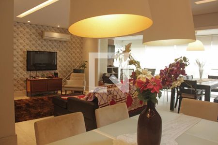 Sala de apartamento para alugar com 3 quartos, 180m² em Gonzaga, Santos