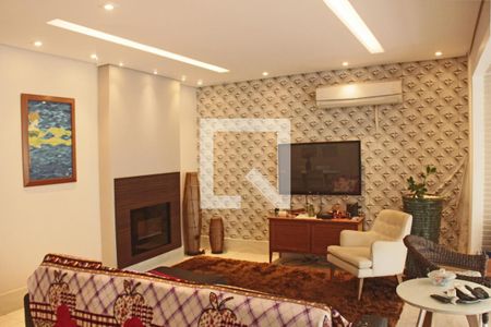 Sala de apartamento para alugar com 3 quartos, 180m² em Gonzaga, Santos