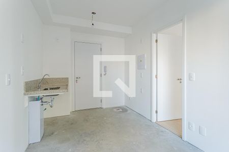 Sala/Cozinha de apartamento à venda com 1 quarto, 25m² em Vila Nova Conceição, São Paulo