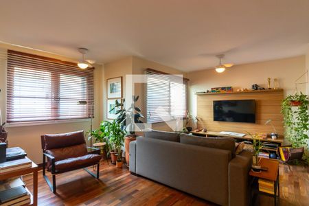 Sala de TV de apartamento à venda com 2 quartos, 80m² em Vila Nova Conceição, São Paulo