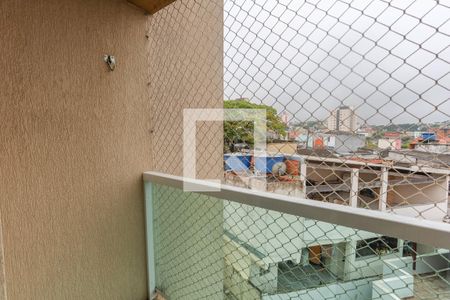 Varanda da sala  de apartamento à venda com 2 quartos, 45m² em Centro, Diadema