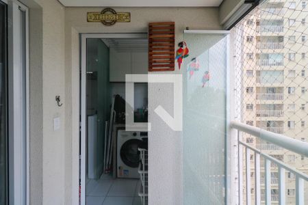 Varanda Gourmet de apartamento à venda com 2 quartos, 63m² em Jardim São Caetano, São Caetano do Sul