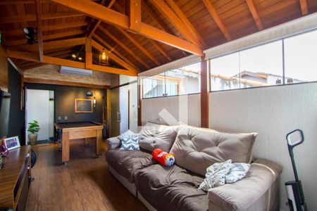 Sala de apartamento à venda com 2 quartos, 98m² em Vila Aquilino, Santo André