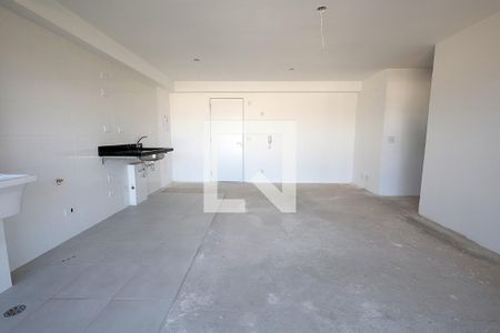 Sala / Cozinha / Área de serviço de apartamento à venda com 2 quartos, 67m² em Vila Assunção, Santo André