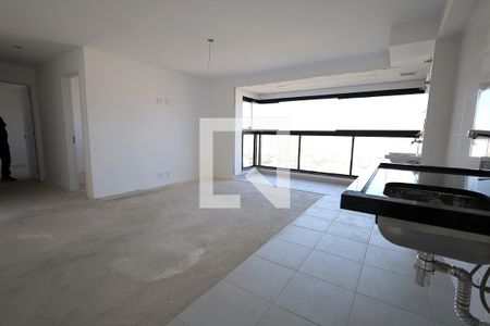 Sala / Cozinha / Área de serviço de apartamento à venda com 2 quartos, 67m² em Vila Assunção, Santo André
