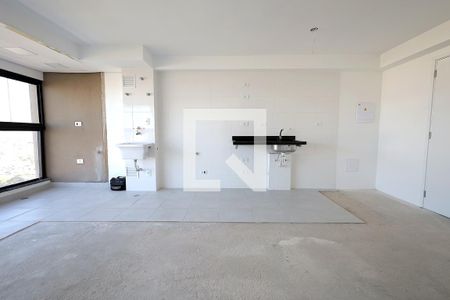 Sala / Cozinha / Área de serviço de apartamento à venda com 2 quartos, 67m² em Vila Assunção, Santo André