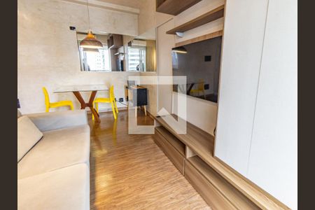 Sala de apartamento para alugar com 1 quarto, 45m² em Vila Regente Feijó, São Paulo