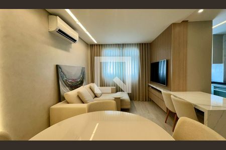 Sala de apartamento à venda com 2 quartos, 65m² em Carmo, Belo Horizonte