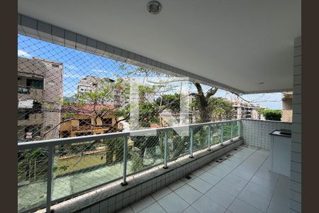 Sala - Varanda  de apartamento à venda com 3 quartos, 96m² em Freguesia (jacarepaguá), Rio de Janeiro