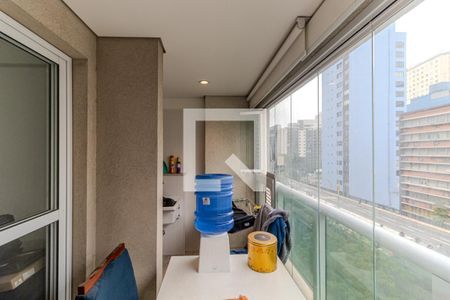Varanda de apartamento para alugar com 1 quarto, 40m² em Higienópolis, São Paulo