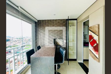 Varanda da Sala de apartamento para alugar com 3 quartos, 94m² em Jardim Santa Mena, Guarulhos