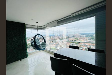 Varanda da Sala de apartamento para alugar com 3 quartos, 94m² em Jardim Santa Mena, Guarulhos