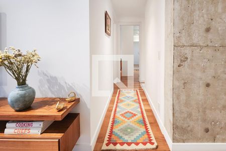 Corredor  de apartamento para alugar com 3 quartos, 126m² em Botafogo, Rio de Janeiro