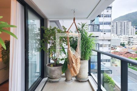 Varanda  de apartamento para alugar com 3 quartos, 126m² em Botafogo, Rio de Janeiro