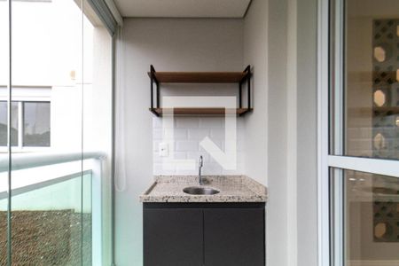 Varanda da Sala de apartamento para alugar com 1 quarto, 42m² em Barra Funda, São Paulo