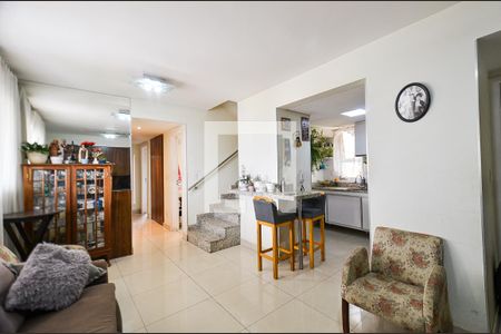 Sala de estar de apartamento à venda com 3 quartos, 160m² em Calafate, Belo Horizonte