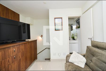 Sala da cobertura de apartamento à venda com 3 quartos, 160m² em Calafate, Belo Horizonte