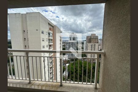 Sacada da Sala de apartamento para alugar com 1 quarto, 50m² em Empresarial 18 do Forte, Barueri