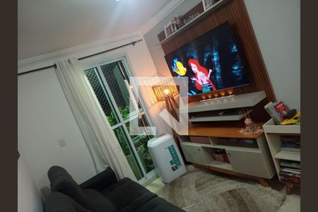 Sala de apartamento para alugar com 2 quartos, 53m² em Jardim Haydee, Mauá