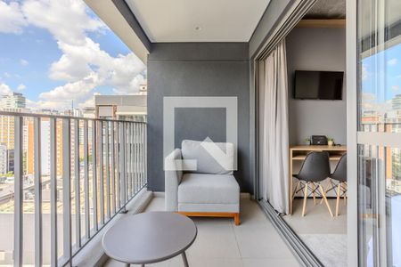 Varanda de apartamento para alugar com 1 quarto, 27m² em Cerqueira César, São Paulo