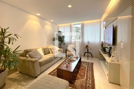 Sala de Estar de apartamento à venda com 3 quartos, 160m² em Anchieta, Belo Horizonte