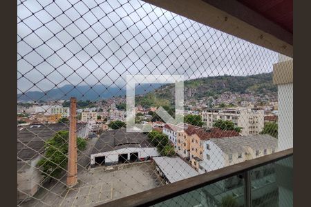 Vista da Sala de apartamento à venda com 2 quartos, 110m² em Grajaú, Rio de Janeiro