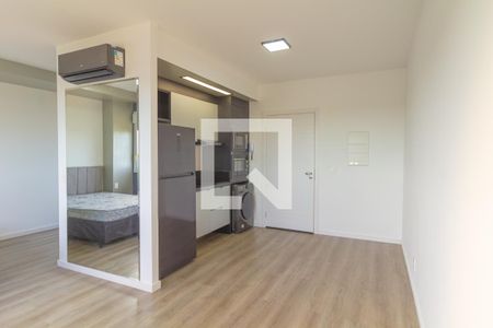 Sala/Cozinha de apartamento à venda com 1 quarto, 36m² em Marechal Rondon, Canoas