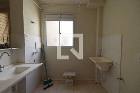 Cozinha de apartamento para alugar com 2 quartos, 45m² em Jd Reserva Real, Ribeirão Preto