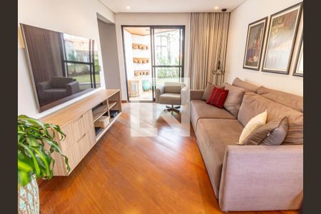 Sala de apartamento à venda com 3 quartos, 108m² em Vila Regente Feijó, São Paulo