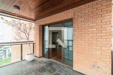 Varanda da Sala de apartamento à venda com 3 quartos, 320m² em Indianópolis, São Paulo