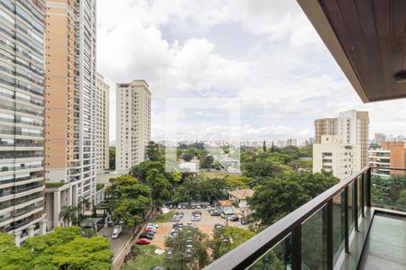 Varanda da Sala de apartamento à venda com 3 quartos, 320m² em Indianópolis, São Paulo