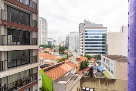 Vista/Varanda de kitnet/studio à venda com 1 quarto, 25m² em Pinheiros, São Paulo