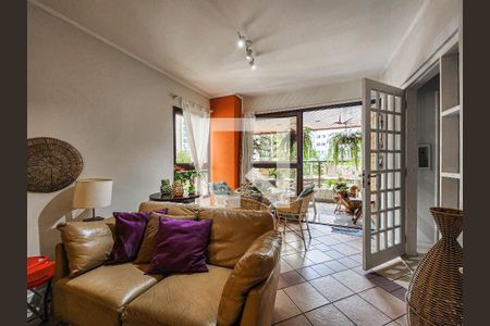 Sala de apartamento para alugar com 2 quartos, 102m² em Boqueirão, Santos