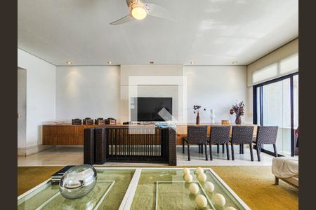 Sala de apartamento para alugar com 1 quarto, 85m² em Boqueirão, Santos