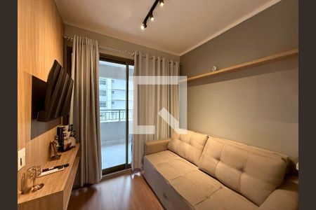 Sala de apartamento para alugar com 1 quarto, 33m² em Campo Belo, São Paulo